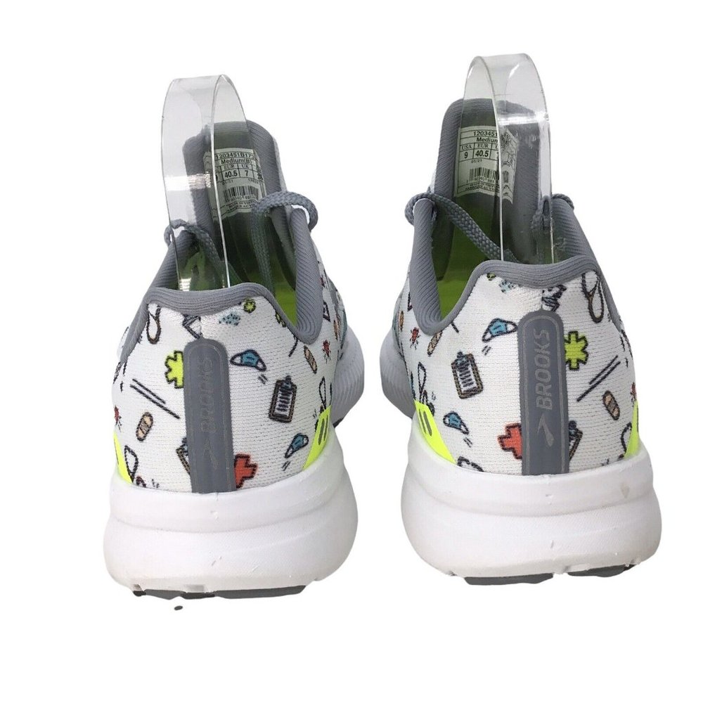 Brooks Launch 8 Sneakers Running Shoes Nurse EMS Medical Women's Size 9 DNA - Picture 9 of 12